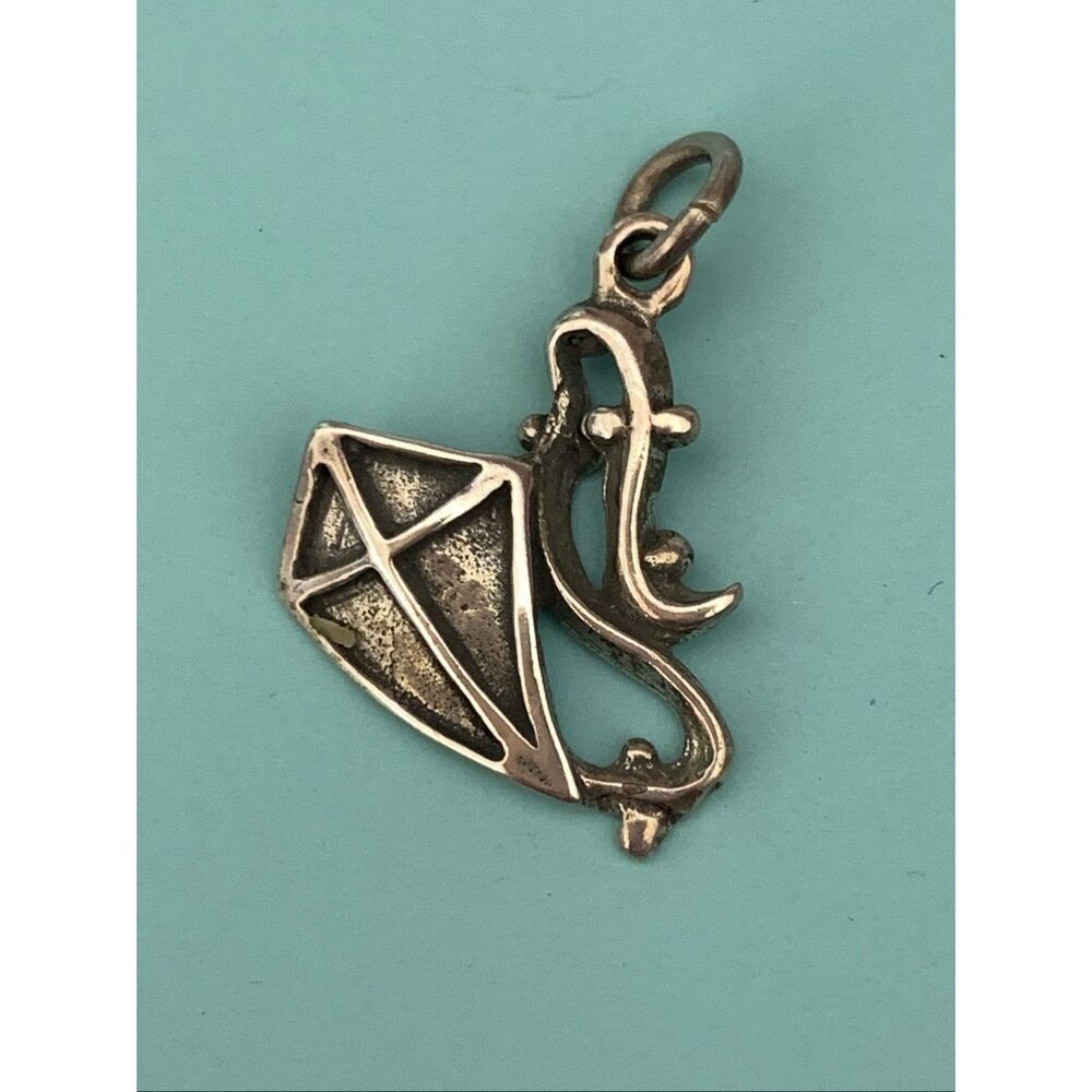 .925 Kite Sterling Silver Jewelry Charm #games #sport